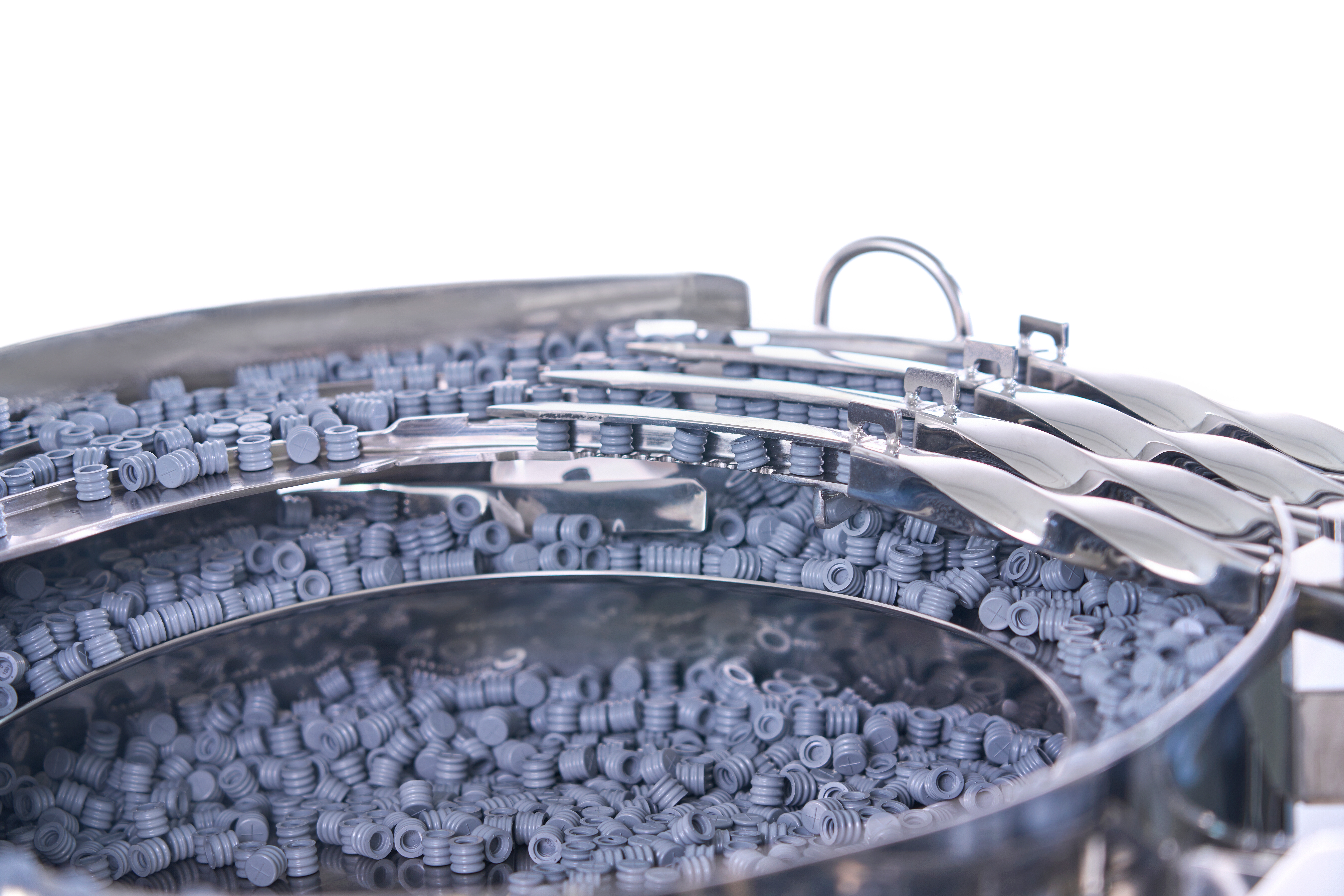 Round drives and bowl feeders